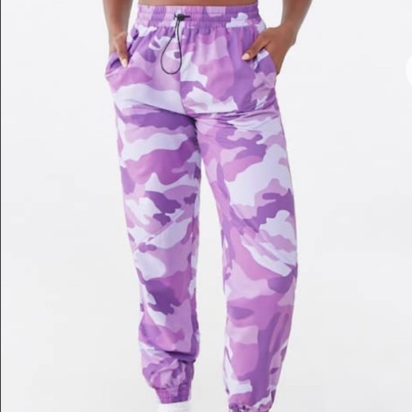 purple army pants
